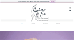 Desktop Screenshot of feathersandfurpetsitting.com